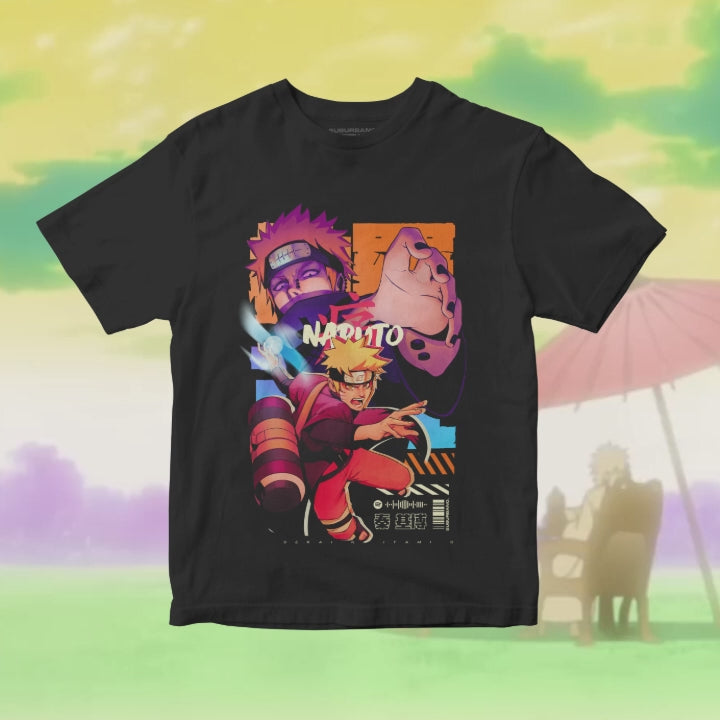 Cargar video: Polera Naruto vs Pain